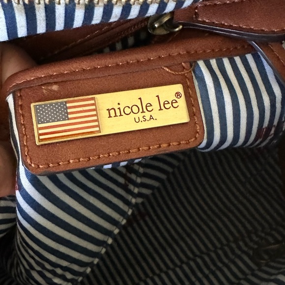 NICOLE LEE Studded Satchel. Authentic. - Picture 13 of 15